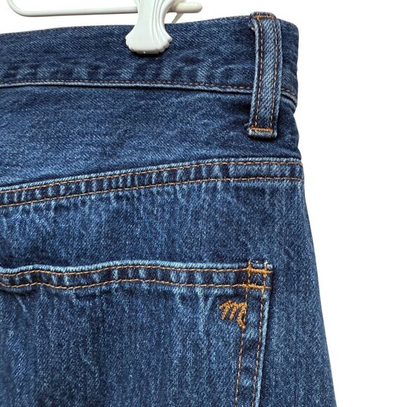 MADEWELL Denim Maxi Skirt Size 30 ( 8/10) Blue Long Casual Slit Jean Skirt - Picture 7 of 14